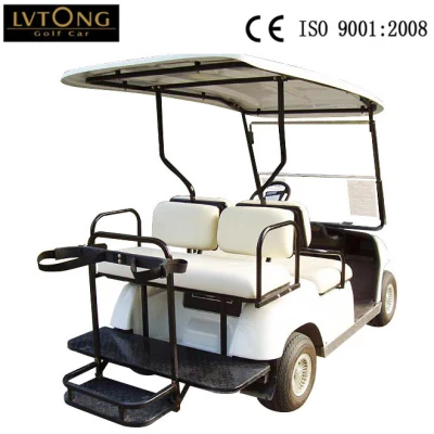 4 asientos eléctrico de pasajeros Golf Cart Hot Sale cuatro personas Carrito de golf eléctrico del hotel