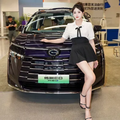 2024 GAC Trumpchi E8 7 asientos 2,0atk Luxury Chinese Electric MPV PHEV nuevos coches en China con estructura de cuerpo MPV