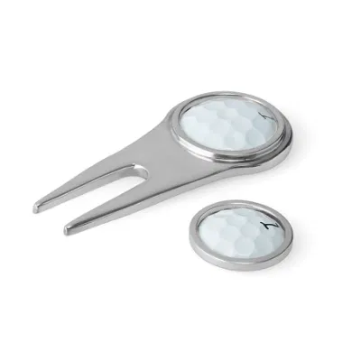 El Vicepresidente único Vintage personalizado con afilador de lápiz de punta en blanco solo personalizado imán Callaway Golf Golf Herramienta Divot Reparación