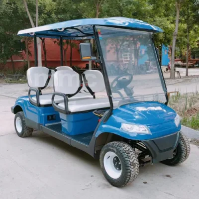 Sistema de frenos de autoservicio electrónico 4000 asientos Paneles solares 5000/7000W/4 eléctrico Carrito de Golf