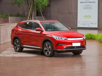 Tamaño grande 5 asientos de las 4 ruedas coche eléctrico de batería de la hoja de los vehículos SUV fabricado en China