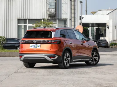 Eléctrico coche eléctrico de lujo Volkswagen VW Crozz ID6 Pro con EV de naranja 0km de coche