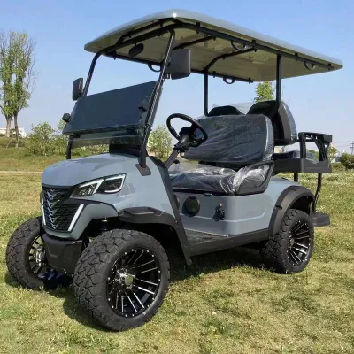 Precio mayorista 4 Passenger 72V batería de hierro de litio 5kw eléctrico Se levantó el buggy de golf