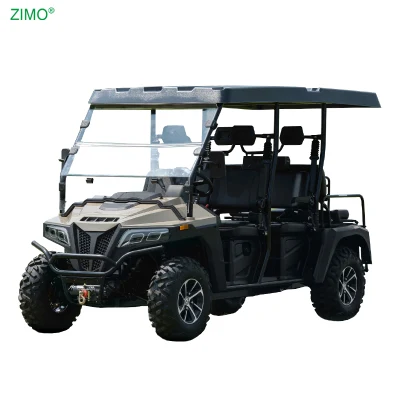 2024 Nueva gasolina 4x4 UTV 4+2 asientos fuera de carretera Carrito de caza Golf Car a la venta