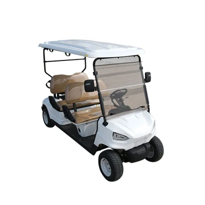 Personalización de fábrica OEM Precio barato 4 asientos 48V Caza de coches Coche Nuevo coche Club coche eléctrico Club coche AC Motor Controlador eléctrico Golf Cart coche eléctrico