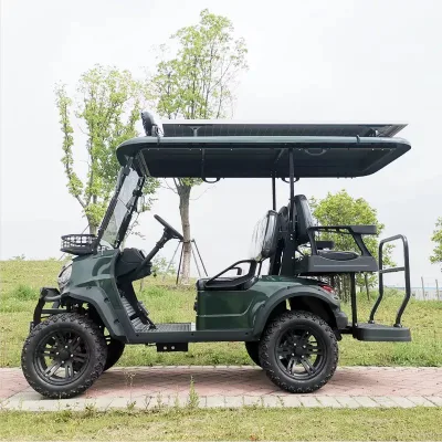 Nuevo chino 2023 Motor de 4000W 48V de 4 ruedas 4 Plazas Los carritos de Golf Golf eléctrico Kart