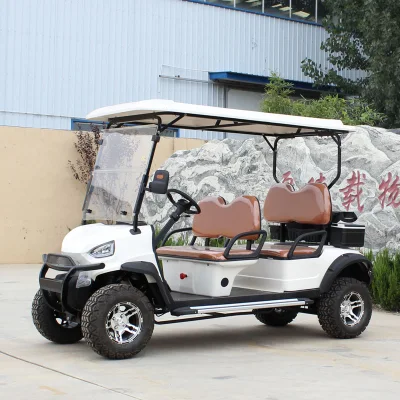 Color Personalización Green Energy Classic Golf Course Club Car Cool EV no Gas Aeropuerto 4 Transporte de pasajeros Mini golf eléctrico Carro para la venta