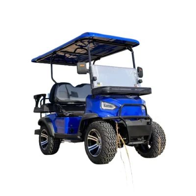 Coche profesional Smart Chinese New Energy Luxury Club de 4 asientos Carrito de Golf para Hoteles con parabrisas transparente