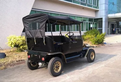 La certificación CE Mini Vintage 5 Pasajeros carro de golf eléctrico