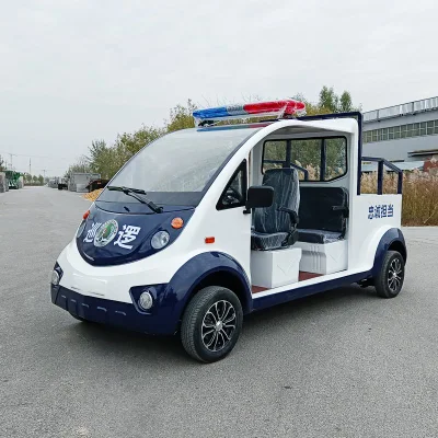 Coche de Patrulla Eléctrica de calidad 2024 con coche de Patrulla de Transporte/ Policía 5 plazas