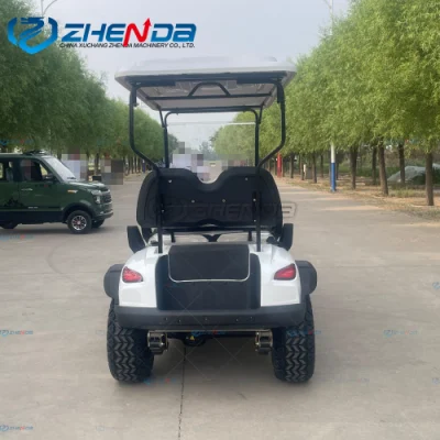 Pasajeros 6 Wildcat 48V Carrito de golf eléctrico de baja velocidad del vehículo limusina Lsv seis plazas 48V blanco