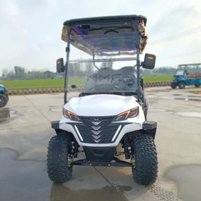 Calle Legal personal levantado Nuevo Modelo de Golf Scooter 48V 72V Caza de batería de litio Buggy de Golf eléctrico 4+2 plazas Carro de Golf