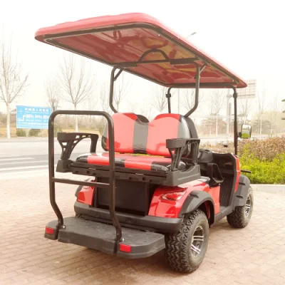 Alta calidad de 4000W 60V Solar Electric carro de golf 4 ruedas Scooter eléctrico plegable personalizado off road 6 personas Turismo vehículo Carrito de golf