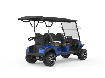 Carro de Golf eléctrico de fábrica 48V 5kw Motor 4 asientos levantado Golf Kart