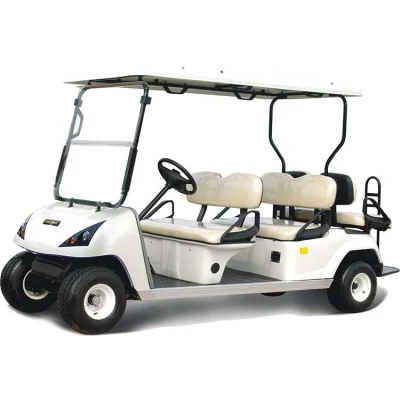 6 Pasajeros Marshell las cuatro ruedas de 48V de diseño elegante elegante carro de golf (DG-C4+2)