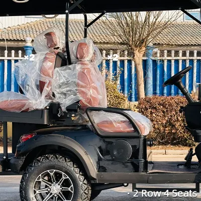 2024 nuevos Buggies deportivos del Golfo motorizado Go Kart Royal EV LSV 30 km/H Speed Street Legal Small Electric Golf Cart