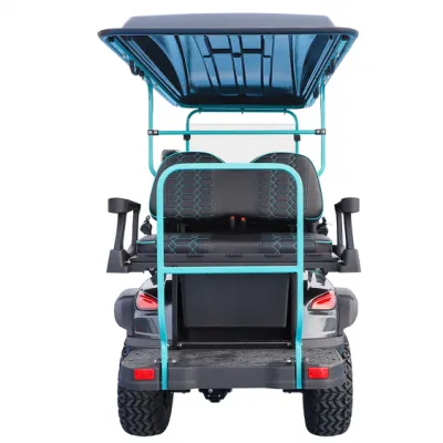 Venta al por mayor de carritos de golf de caza eléctricos nuevos y legales para la calle, con batería de litio de 48V.
