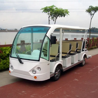 Hot Vender Calle Legal batería de litio eléctrico Golf Cart/China 14 Autobús turístico Seater