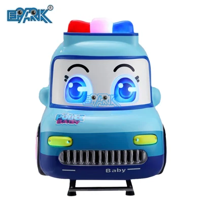 Juego de Video Juego eléctrico de coches de la policía de cute operado con monedas Coche de niños Swing