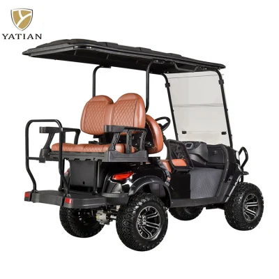 Estilos de lujo personalizados 4 asientos Mini Rider Golf Cart Street Vehículo legal