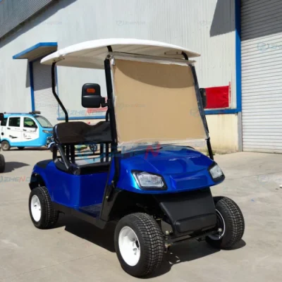Nuevo modelo de 2 asientos amplios compartimientos carro de golf con CE