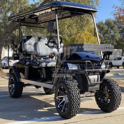 Ulela Electric Golf Cart Dealers 100km Maximum Mileage Golf Cart Dos asientos China 6 asientos Niza Golf Carts
