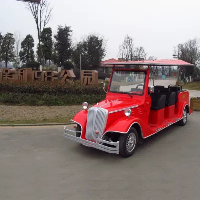 8 plazas de la boda Vintage eléctrico 48V Batería de coche