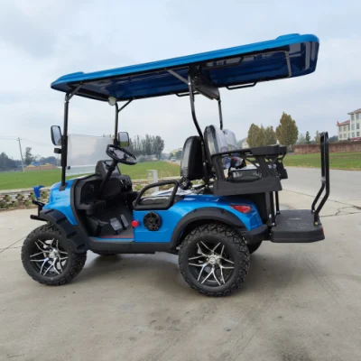 Precio mayorista fuera de la calle Legal 48V 60V 72V litio Batería Club Car Go Kart Buggy 2 4 6 asientos Carrito de Golf eléctrico de cuatro ruedas