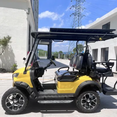 CE aprobado 4 asientos 2+2 batería eléctrico carrito de golf Para la venta