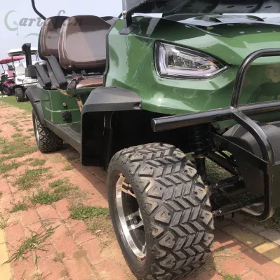 Cuatro ruedas adultos 8 plazas espacio de almacenamiento eléctrico Golf Cart