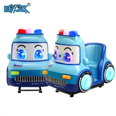 Juego de Video Juego eléctrico de coches de la policía de cute operado con monedas Coche de niños Swing
