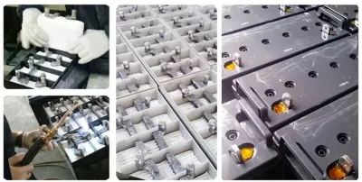 Batería de litio fábrica LiFePO4 Pack para almacenamiento de energía solar/RV/carro de golf/campistas
