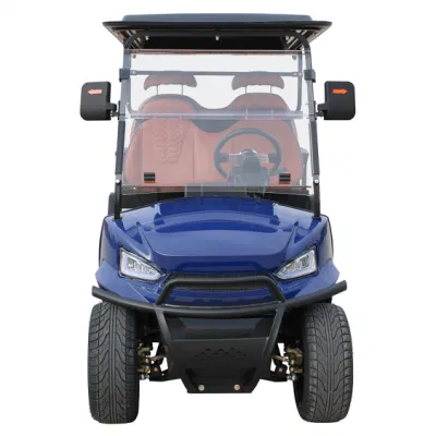 Asientos Flip Flop de alta potencia de 4 asientos con batería de litio Golf Electric Vehicle Street Legal Golf Cart