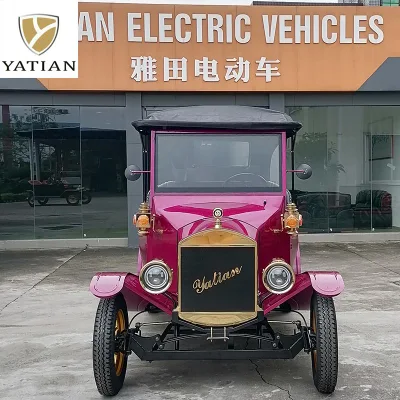 Yatian líder fabricante CE Certificación New Road Legal Electric Golf Carro Farm Utility vehículo eléctrico con asiento trasero