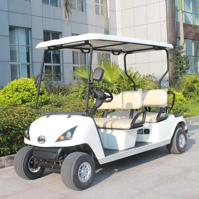 Ce aprobar 4 personas carro de golf con tapas de cajas (DG-C4).