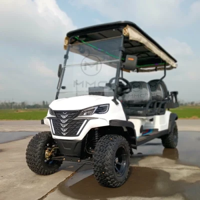 Calle Legal personal levantado Nuevo Modelo de Golf Scooter 48V 72V Caza de batería de litio Buggy de Golf eléctrico 4+2 plazas Carro de Golf