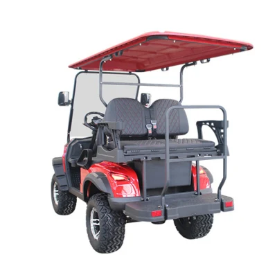 2023 Nuevo 4 rueda 48V 4 asientos Golf Scooters 3 - 4 personas 5kw 72V batería de litio Viajes eléctricos Golf Carro