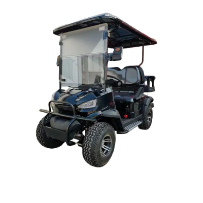 Coche profesional Smart Chinese New Energy Luxury Club de 4 asientos Carrito de Golf para Hoteles con parabrisas transparente