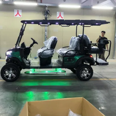 Nuevo 6 de pasajeros Golfcart Tourist Gulf Cart coche de golf eléctrico 48V vehículo utilitario