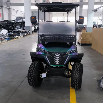 Nuevo 6 de pasajeros Golfcart Tourist Gulf Cart coche de golf eléctrico 48V vehículo utilitario