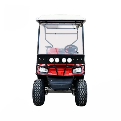 China baratos 4 plazas Golf Carts AC Asynchronous Motor litio Baterías Golf Cart Street Legal Golf Cart Buggy Hunting Cart Scooter eléctrico coche eléctrico