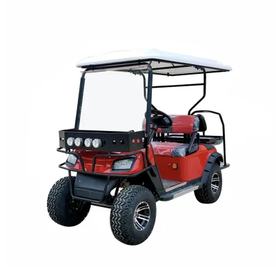 China baratos 4 plazas Golf Carts AC Asynchronous Motor litio Baterías Golf Cart Street Legal Golf Cart Buggy Hunting Cart Scooter eléctrico coche eléctrico