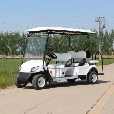 2 batería de plomo ácido 1+6 fila 60V asientos Golf Club Vehículo de servicio