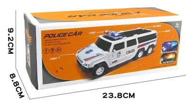 Fábrica al por mayor Nueva Policía Universal Eléctrica Toy Car Music Luz Coche de patrulla de policía especial rotatorio de 360 grados