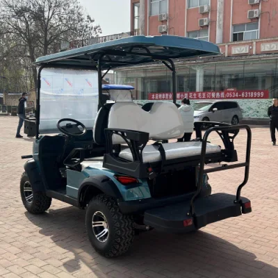 Mini carro de golf de color azul Eléctricos Personalizado 2+2 plazas 6 plazas para el Automóvil Club de venta