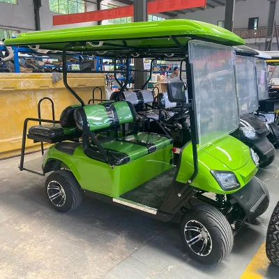 Batería de litio AC Motor helado Golf Cart 4X4 Caza Carrito de Golf Club de coches para Parque de la Granja