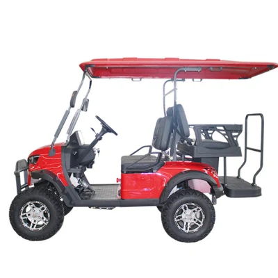 2023 Nuevo 4 rueda 48V 4 asientos Golf Scooters 3 - 4 personas 5kw 72V batería de litio Viajes eléctricos Golf Carro