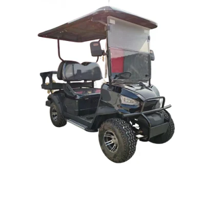 Coche profesional Smart Chinese New Energy Luxury Club de 4 asientos Carrito de Golf para Hoteles con parabrisas transparente