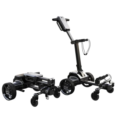 2024 Hot Sale Foldable Electric Golf Cart Follow Me Golf Carrito de Golf con Control remoto Caddy con batería de litio
