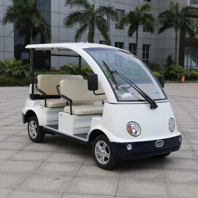 Marshell blanco de la policía de la marca de 4 plazas de los coches eléctricos (DN-4)